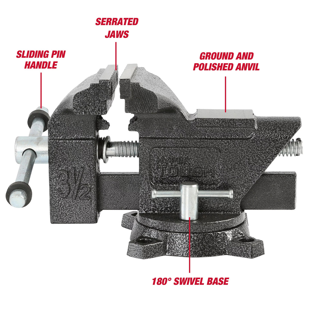 3-1/2-Inch Light-Duty Vise F471