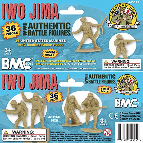 36 Plastic American Soldier Figures A9185
