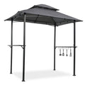 Grey Outdoor Grill Gazebo with Steel Frame M56579
