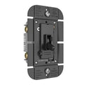 Toggle Slide Dimmer Single Pole 3-Way 1100VA Black J462