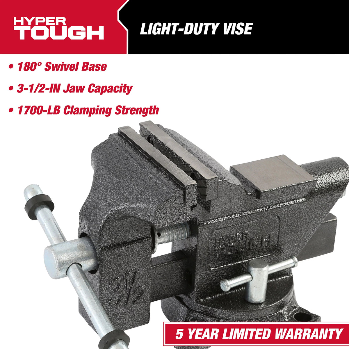 3-1/2-Inch Light-Duty Vise F471