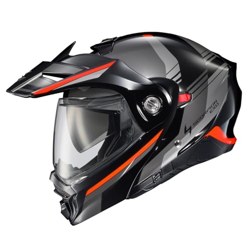 Modular Motorcycle Helmet with Speaker Pockets DOT ECE Approved Large J42436