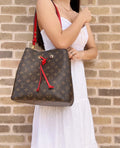 Brown Monogram Bucket Bag F33341