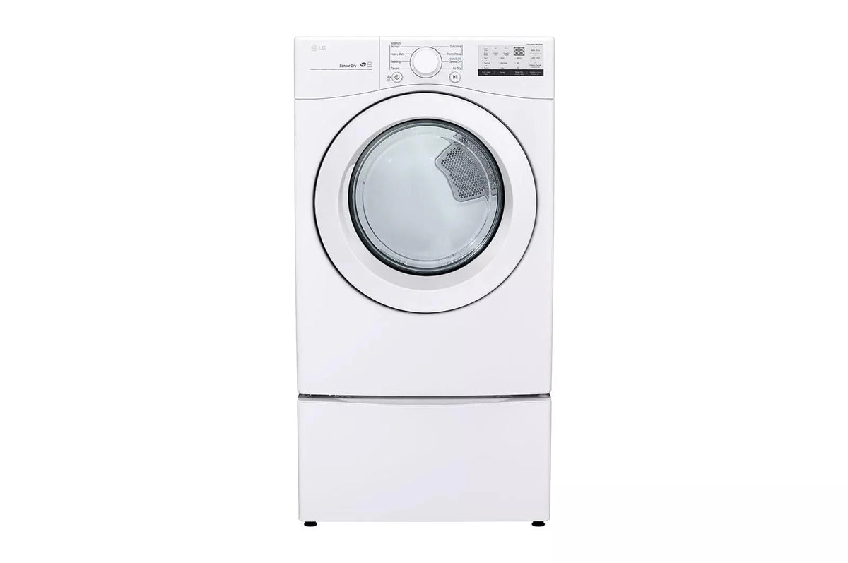 White Electric Dryer Q344