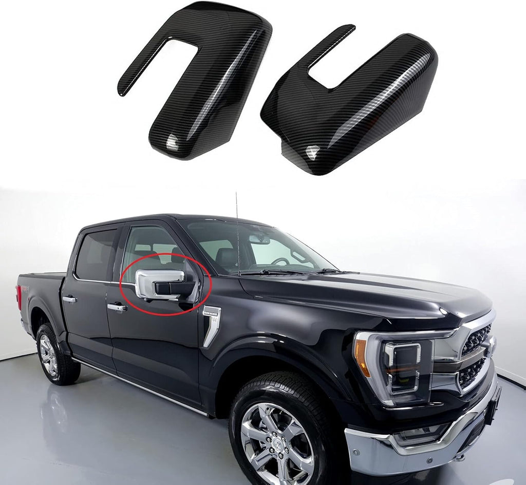 Carbon Fiber Side Door Mirror Cover Trim H6548