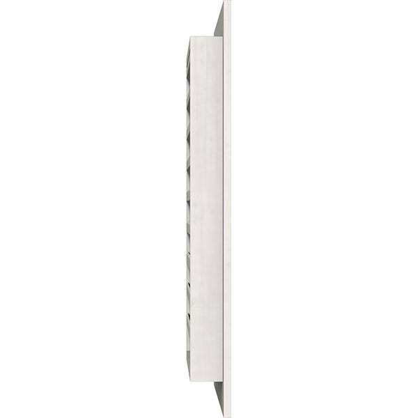 32 inch Vertical Gable Vent, Primed Smooth Western Red Cedar D827