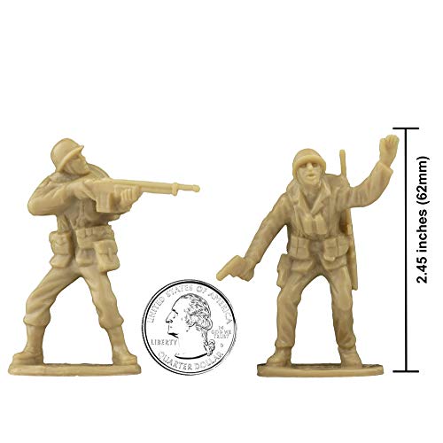 36 Plastic American Soldier Figures A9185
