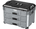 Grey/Black 3-Drawer Tool Box T59859