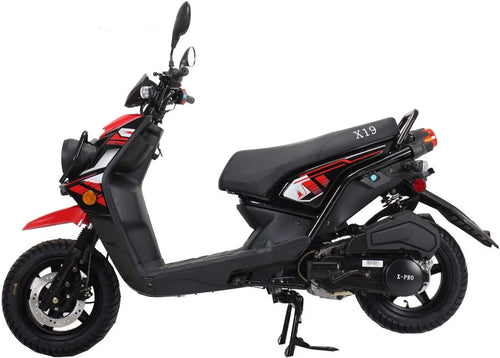 150cc Gas Moped Scooter with 12" Aluminum Wheels F432439