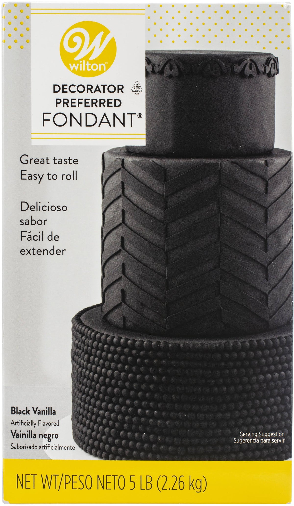 Black Fondant 5 lbs I979