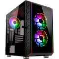 Black Micro-ATX Gaming Case D453