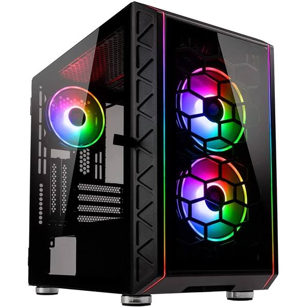 Black Micro-ATX Gaming Case D453
