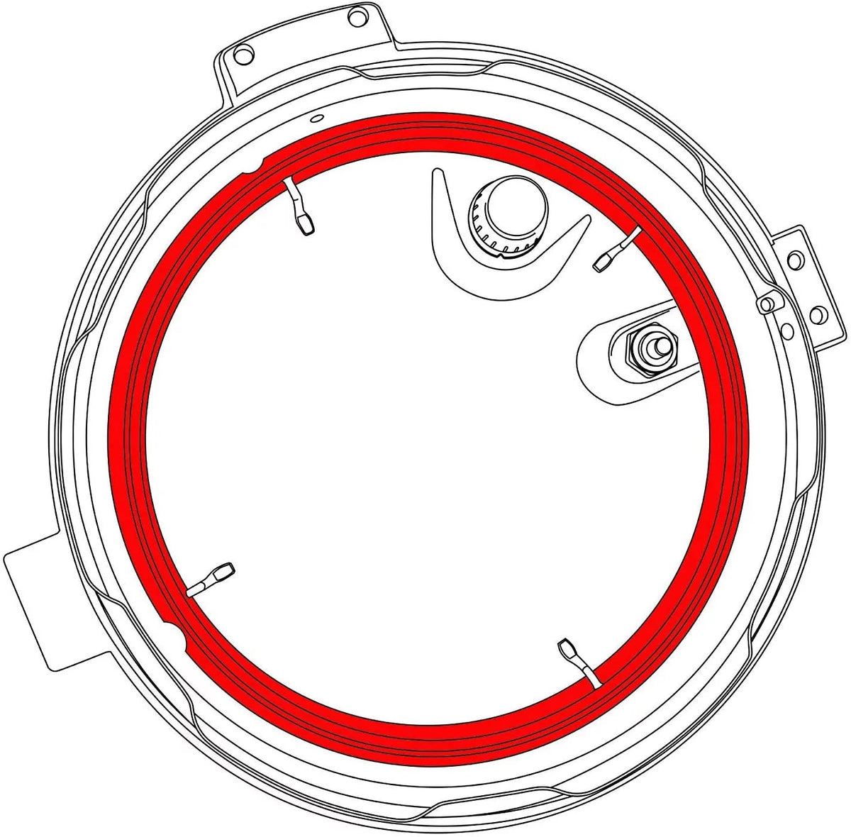 6 Quart Pressure Cooker Rubber Gasket O84797