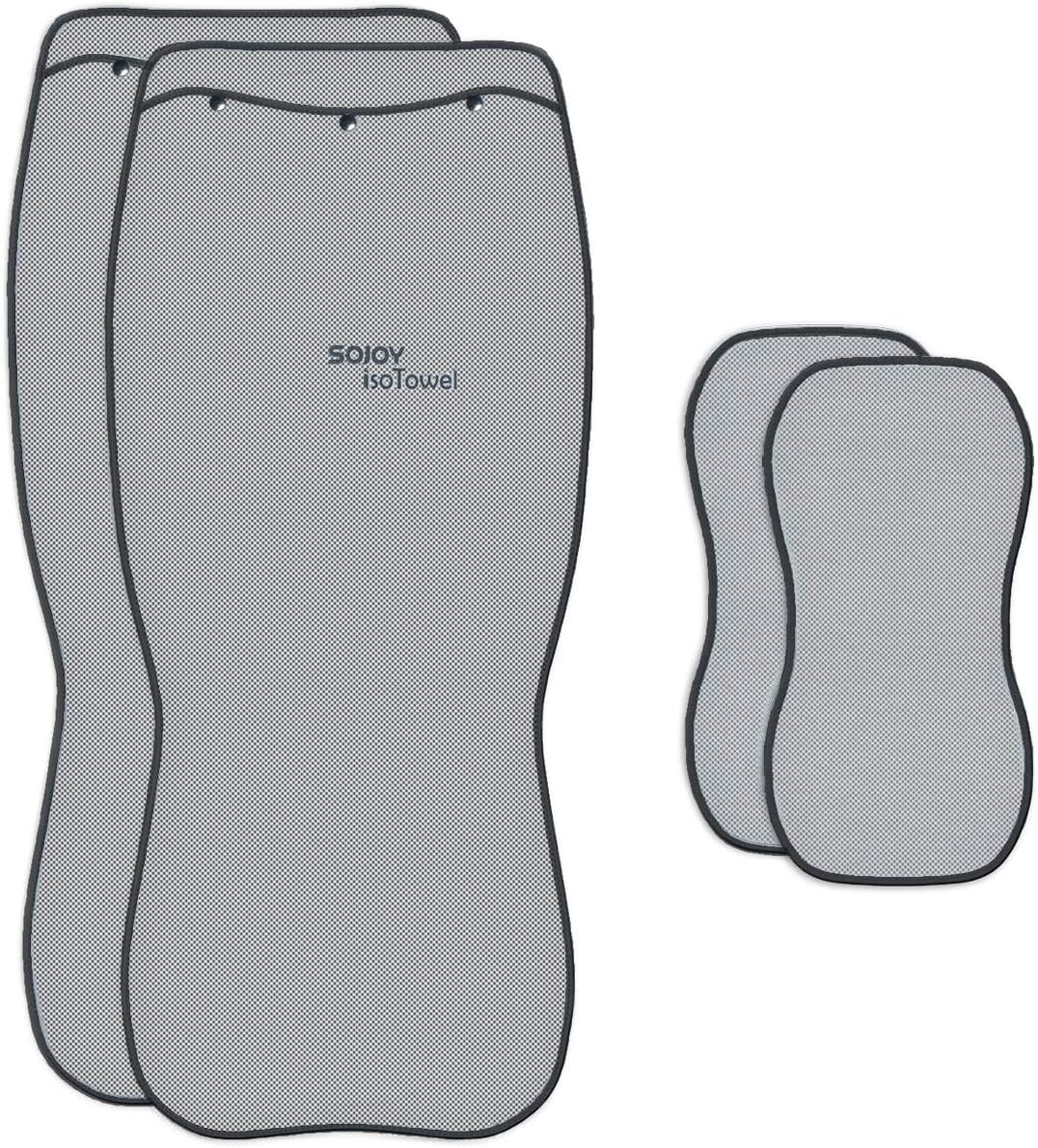 Black and White Car Seat Cushion Cover for Front of 2 Seats M738