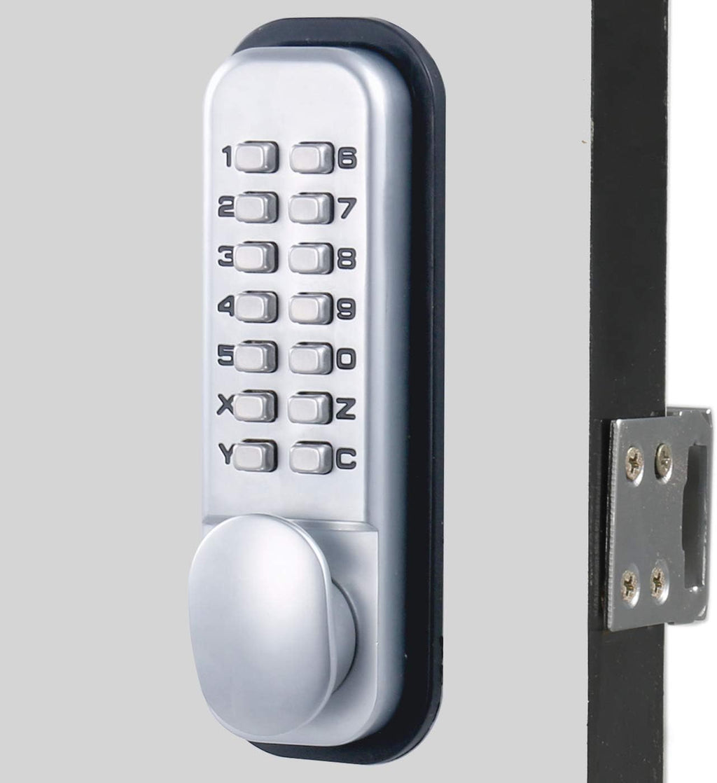 Satin Chrome Combination Surface Mount Deadbolt K9627