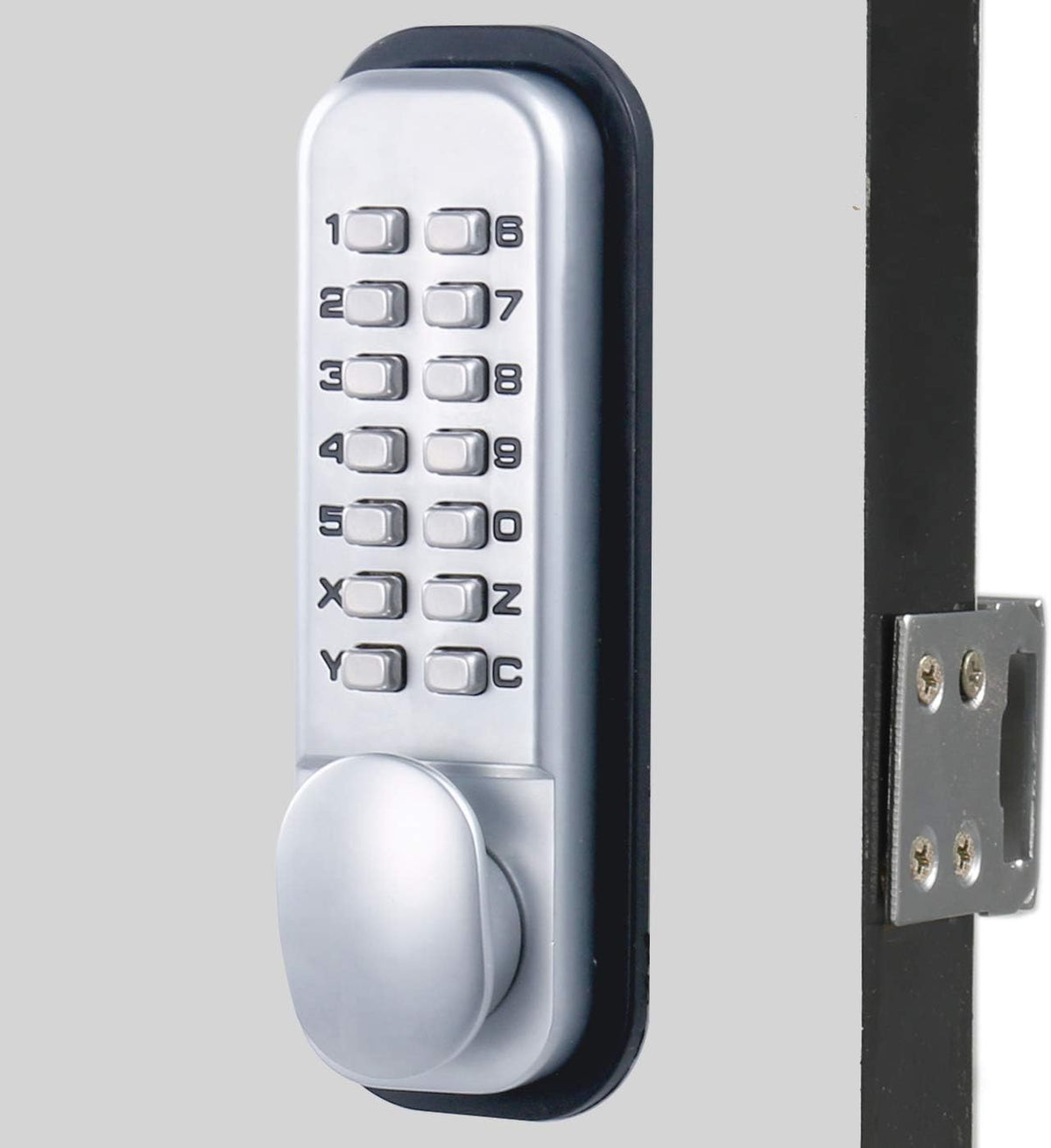 Satin Chrome Combination Surface Mount Deadbolt K9627