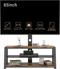Angle and Height Adjustable Swivel TV Stand with Shelves X33951