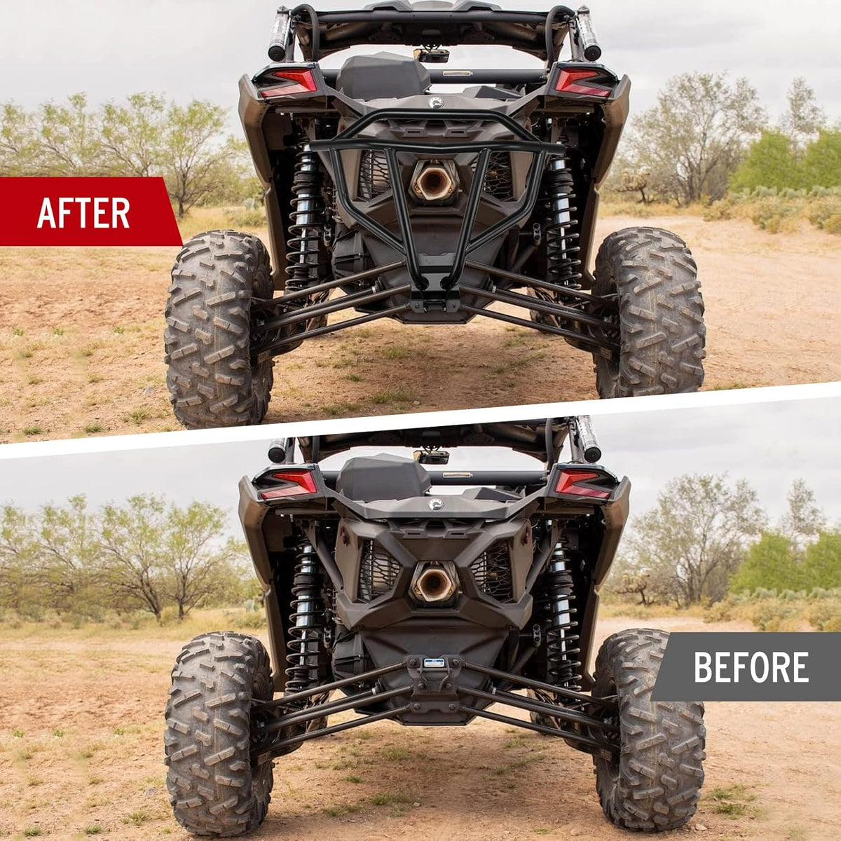 Heavy-duty Steel Tube UTV Rear Bumper Bar Q21102