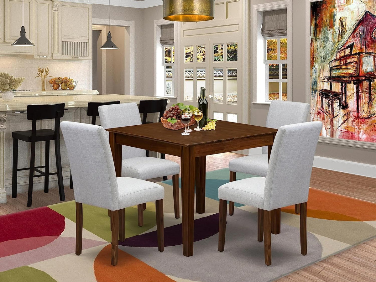 5 Piece Square Dining Table and 4 Chairs 36X36 Inch C6324