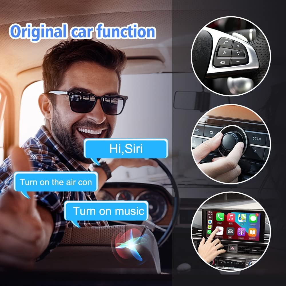 Wireless CarPlay Adapter Dongle 2.0 USB W3902