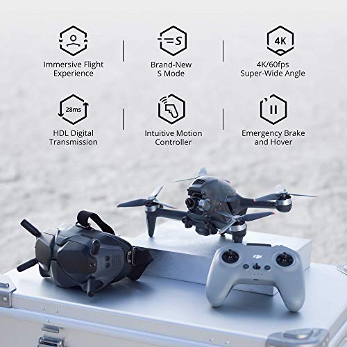 FPV Drone Combo with Remote Controller and Goggles G1841
