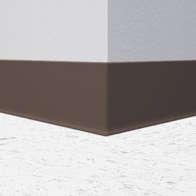 Light Brown Rubber Cove Molding 6x22 x 120& Roll / Straight (Toeless) V88629