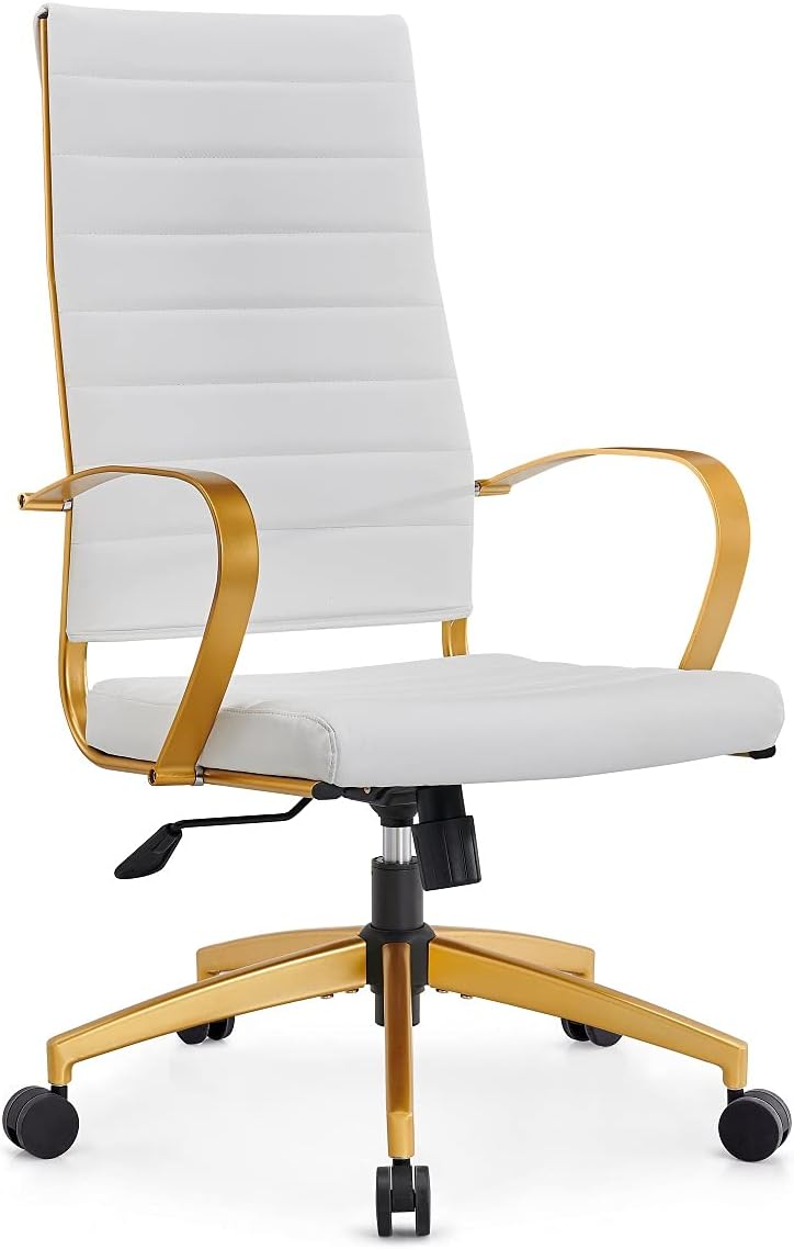 Gold Ergonomic High Back Office Chair with Lumbar Support J71551