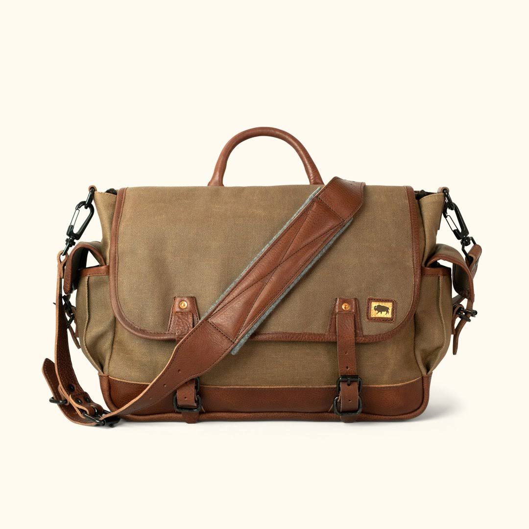Waxed Canvas Messenger Bag G348294