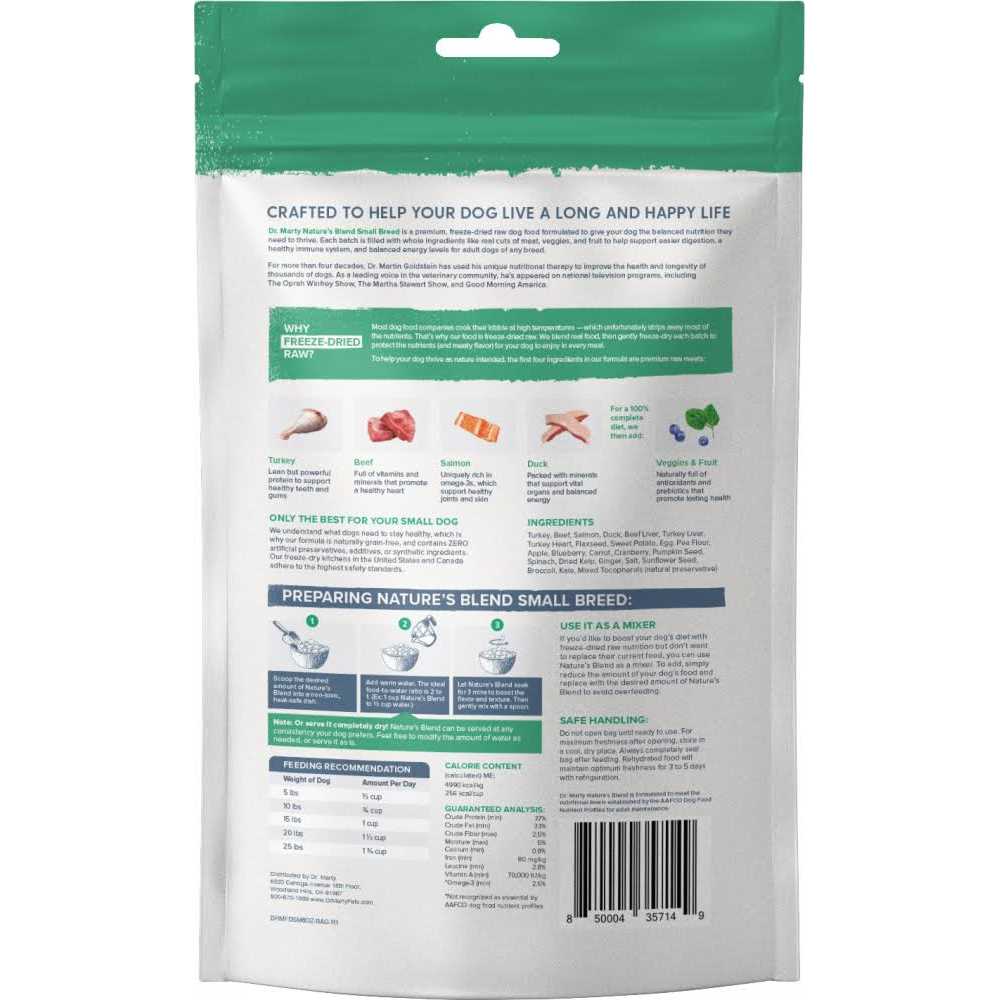 Freeze Dried Raw Small Breed Dog Food O242645