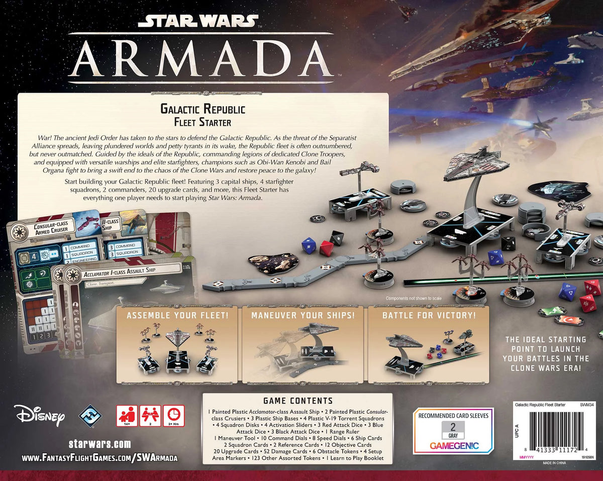 Star Wars Armada Galactic Republic Fleet Starter G1022