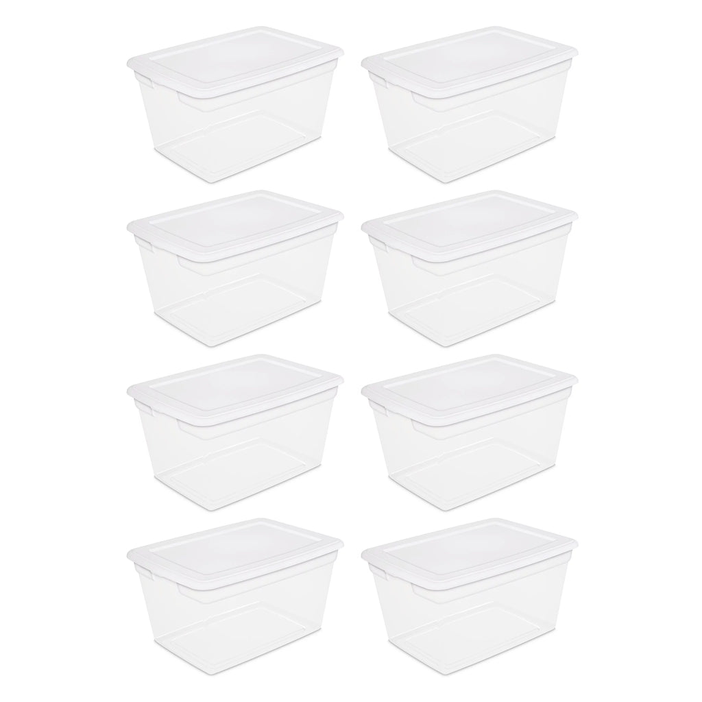 58 Qt Storage Box Set of 8 D4278