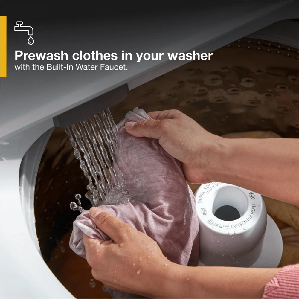 4.5 Cu. Ft. Top Load Agitator Washer with Built-In Faucet A21402