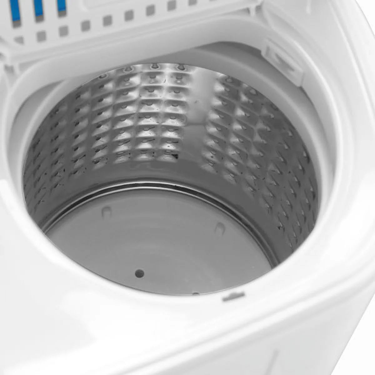 Semi-Automatic Washing Machine 8lbs Compact Laundry Machine with Spinner and Drain Pump S6337