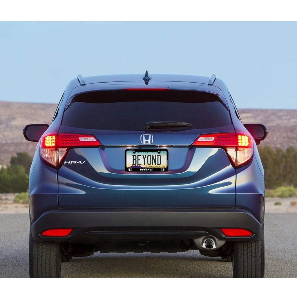 Black Metal License Plate Frame L722