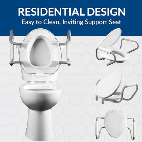 Raised Toilet Seat with Handles J67950