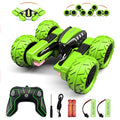 Green 4WD RC Stunt Car F9034