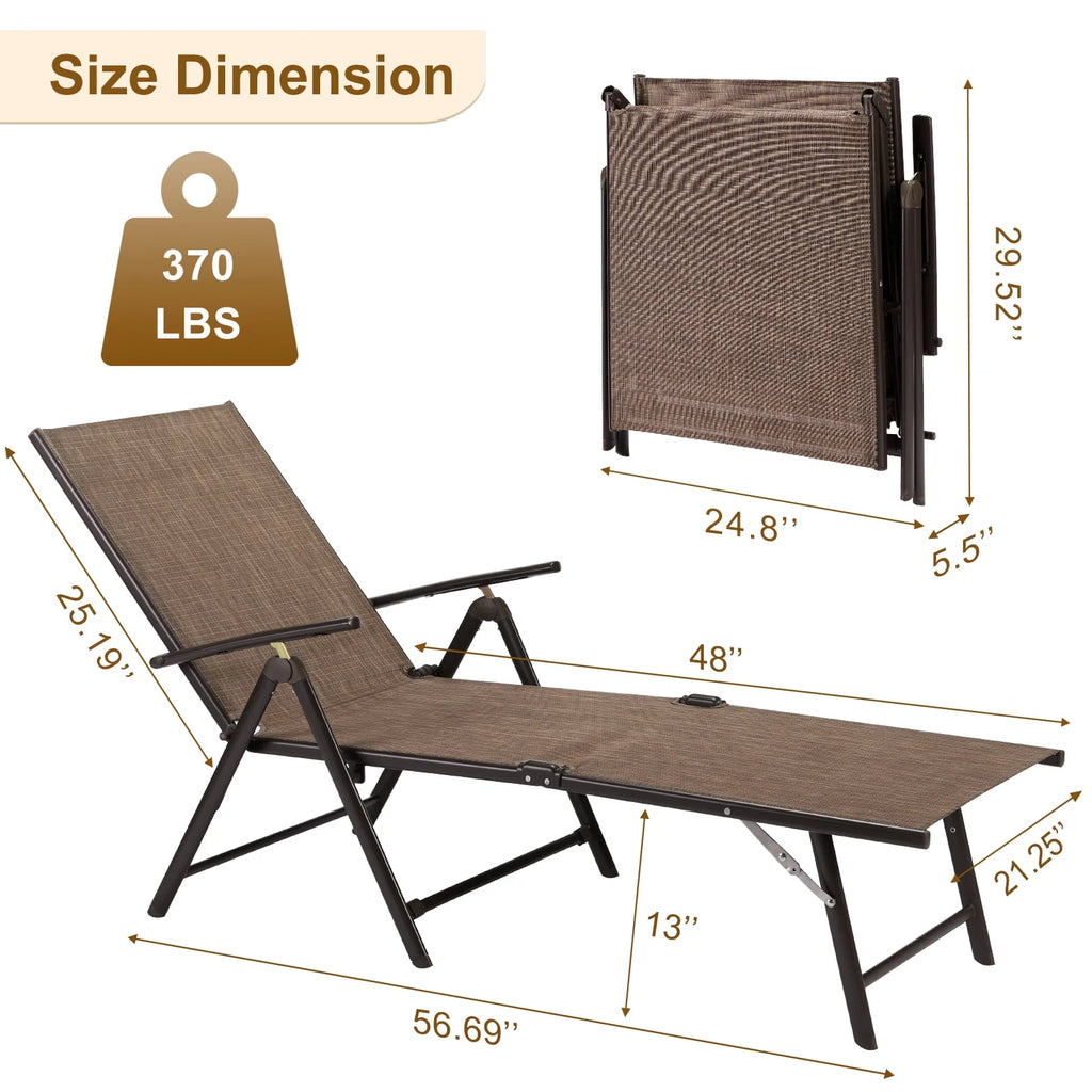 Gray Set of 2 Textile Outdoor Chaise Lounge T420059