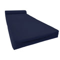 Navy Blue Folding Foam Sleeper Chair I8399