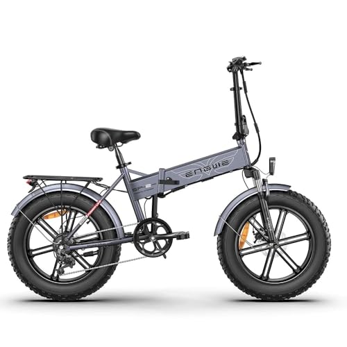 Foldable 20" x 3.0 Fat Tire Electric Bike with 52V 13AH Removable Battery Q232071