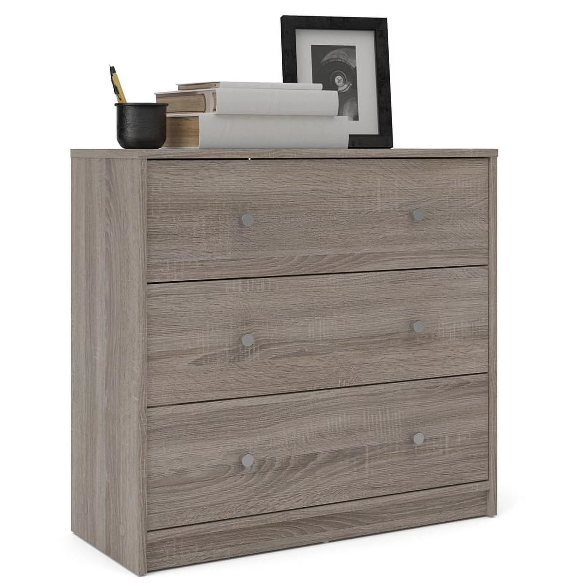 White 3 Drawer Dresser R535994