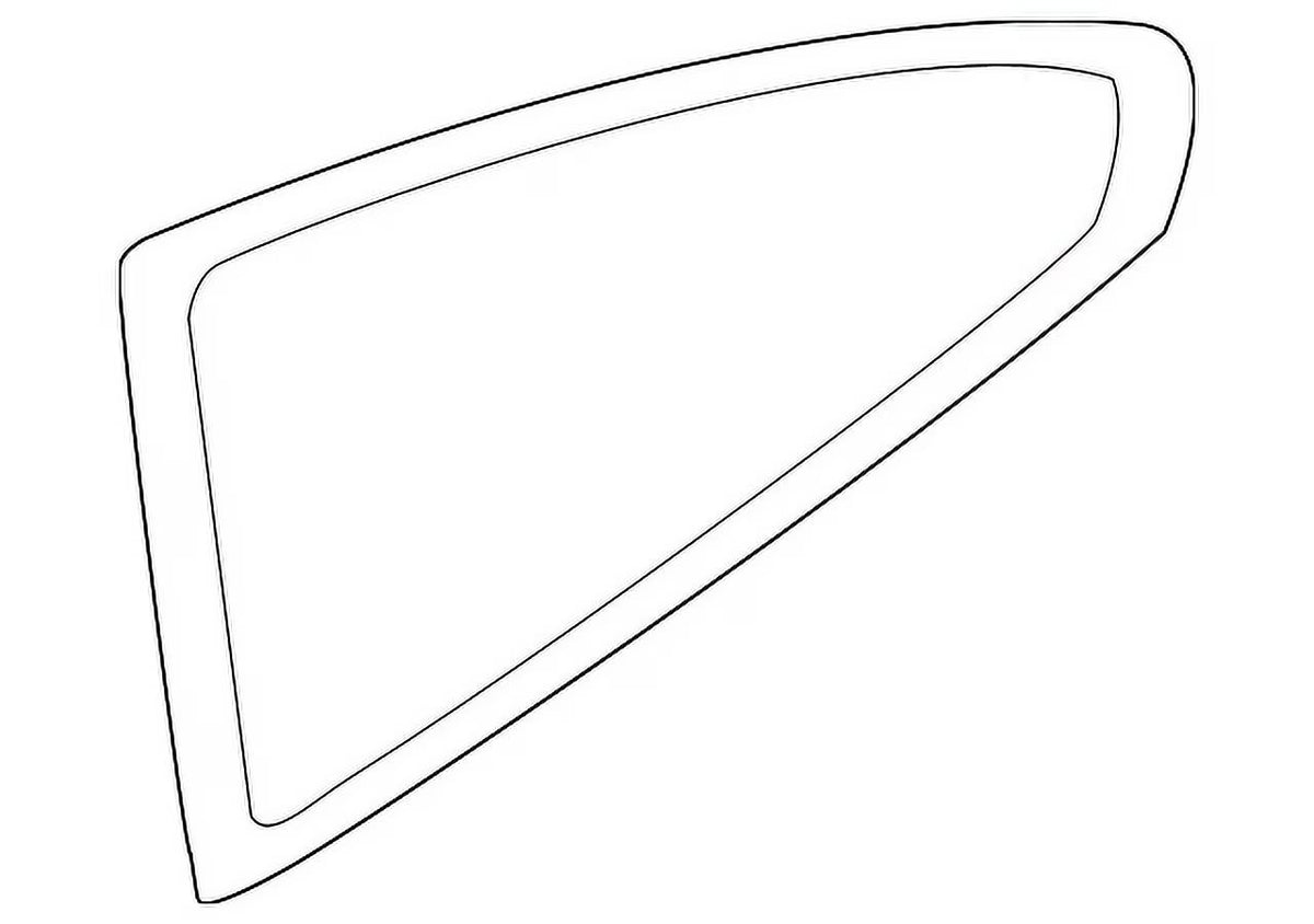 BMW Side Window Rigid Rear Rig W704787