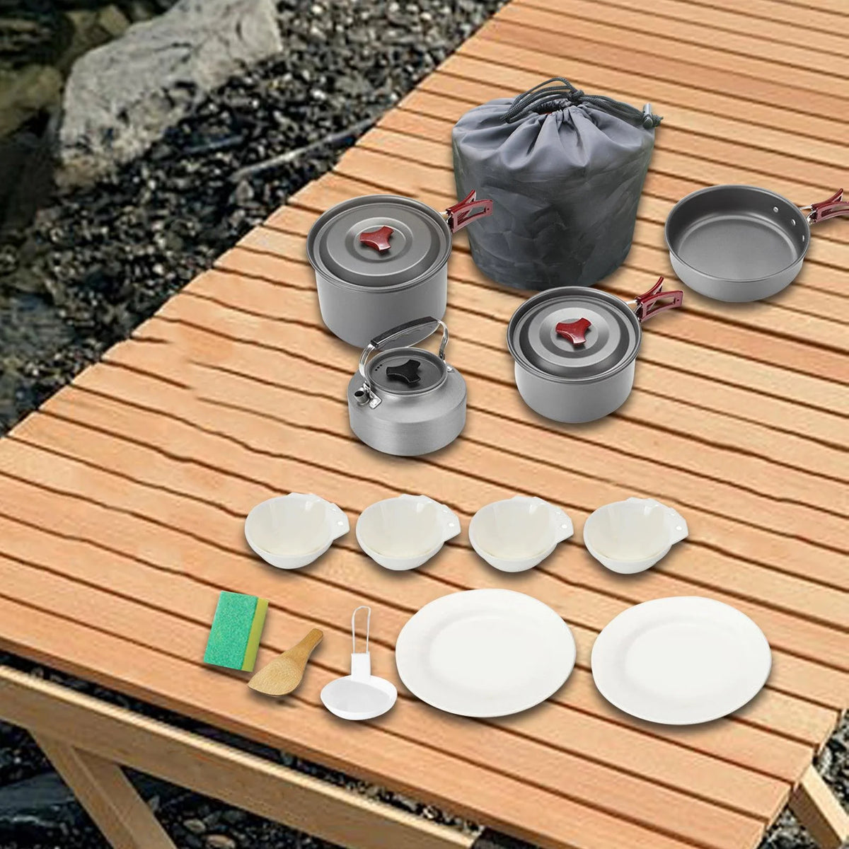 Non Stick Camping Cookware Mess R756