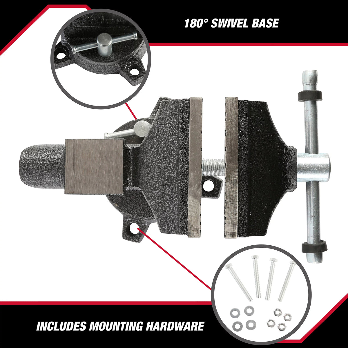 3-1/2-Inch Light-Duty Vise F471