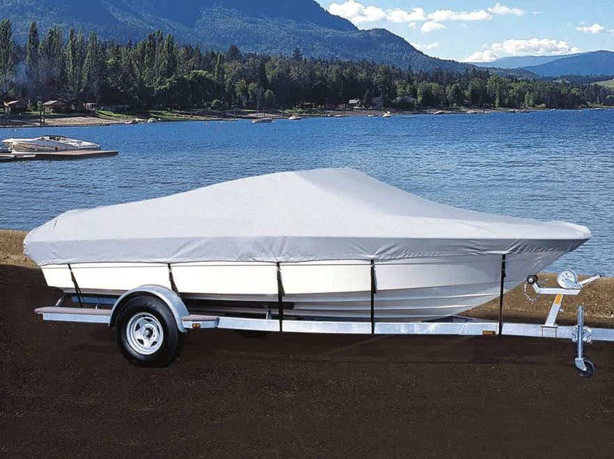 Navy Blue V-Hull Fishing Boat Cover F13882
