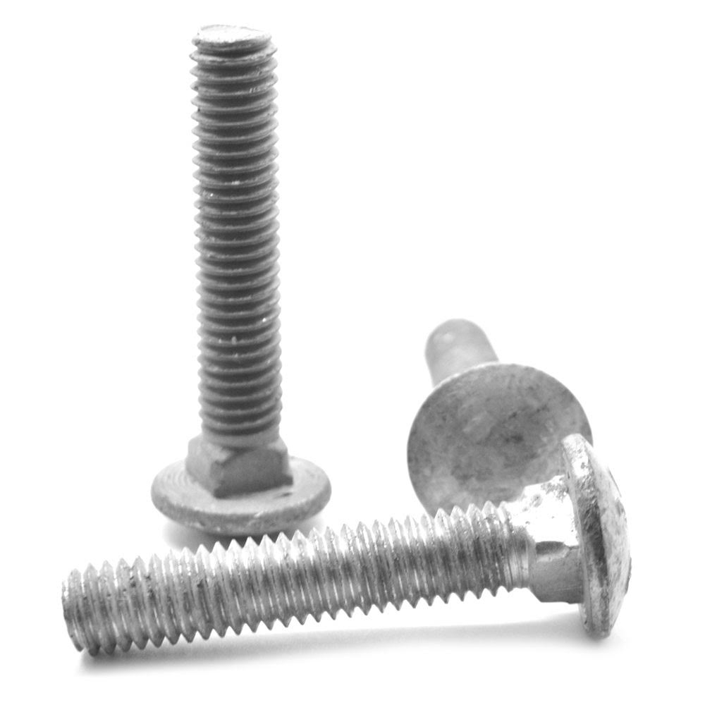 1/2x22-13 x 2x22 (FT) Coarse Thread A307 Grade A Carriage Bolt Low Carbon Steel Hot Dip Galvanized Q486402