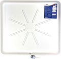 White Color Drain Pan Made Of Recycled Plastic - Pack of 10 J115