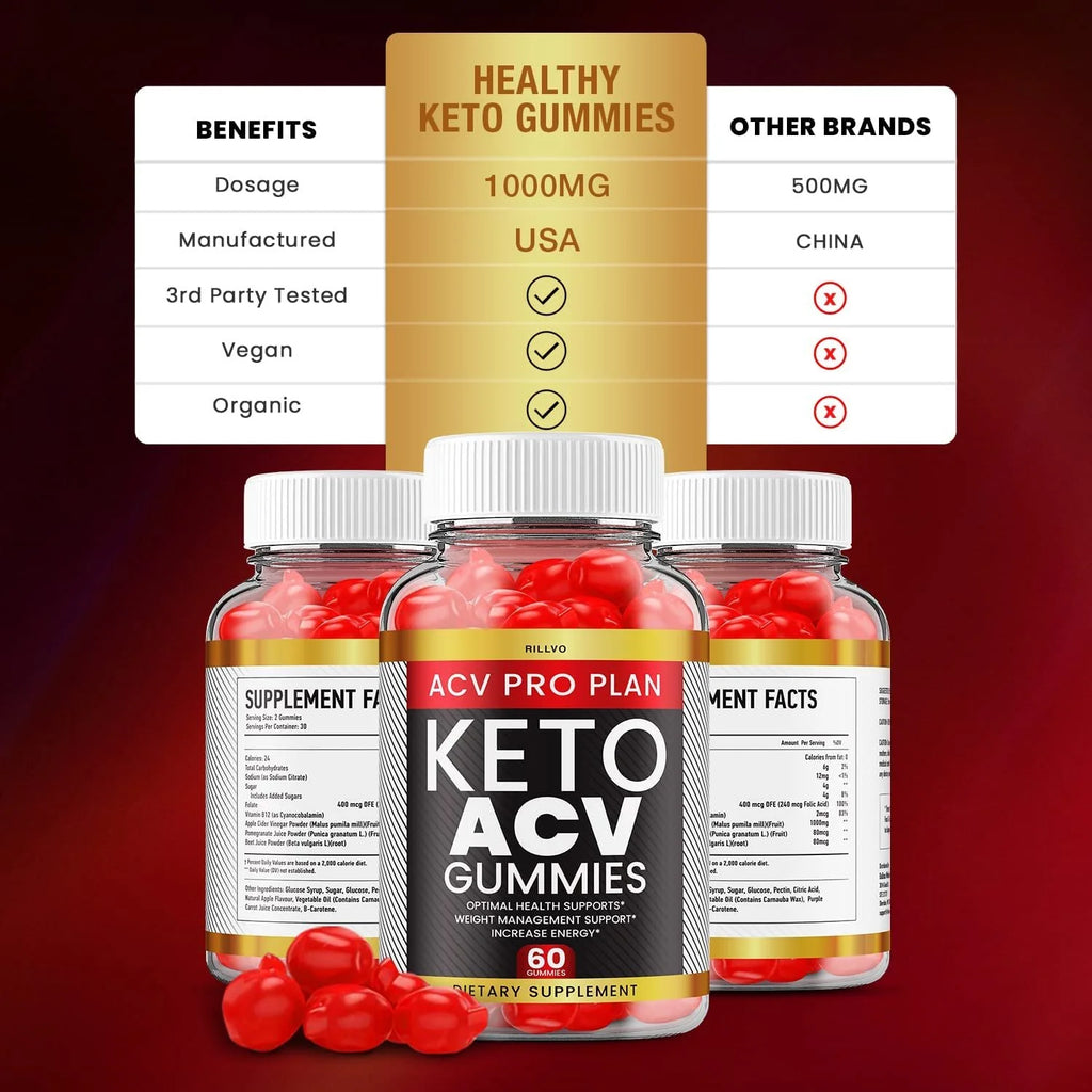 2 Pack ACV Keto Gummies Dietary Supplement 120 Gummies F4643