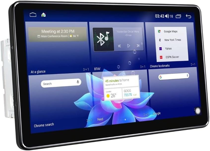 10.5 Inch Single Din Car Stereo with 6GB+128GB Y235