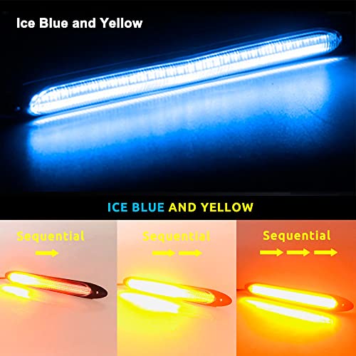 12V Waterproof LED Daytime Running Lights Strip 2Pcs L3039