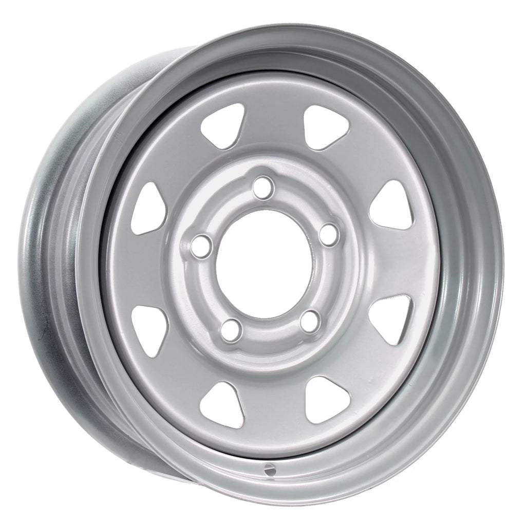 14X5.5 Silver Spoke Trailer Rim Wheel 2-Pack T981774
